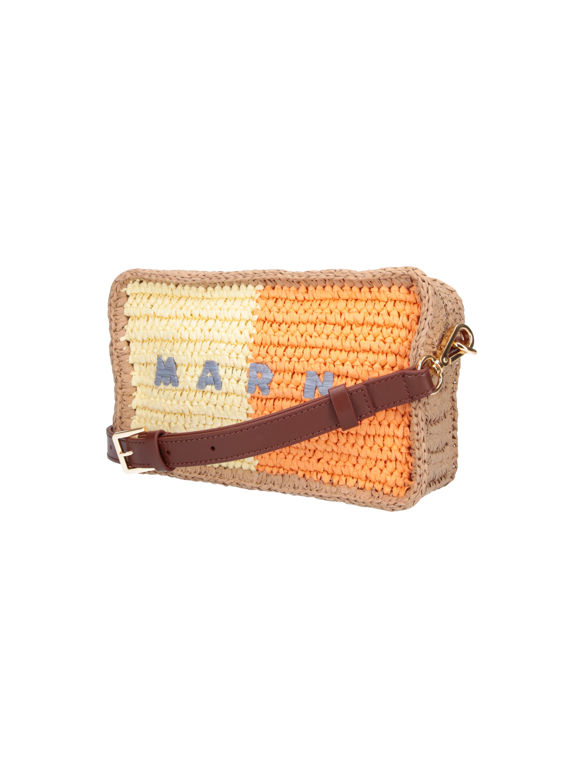 Multicolor Seaside Woven Raffia Bag