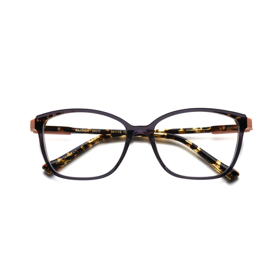 Sajonia Square Frame Eyeglasses with Translucent Front
