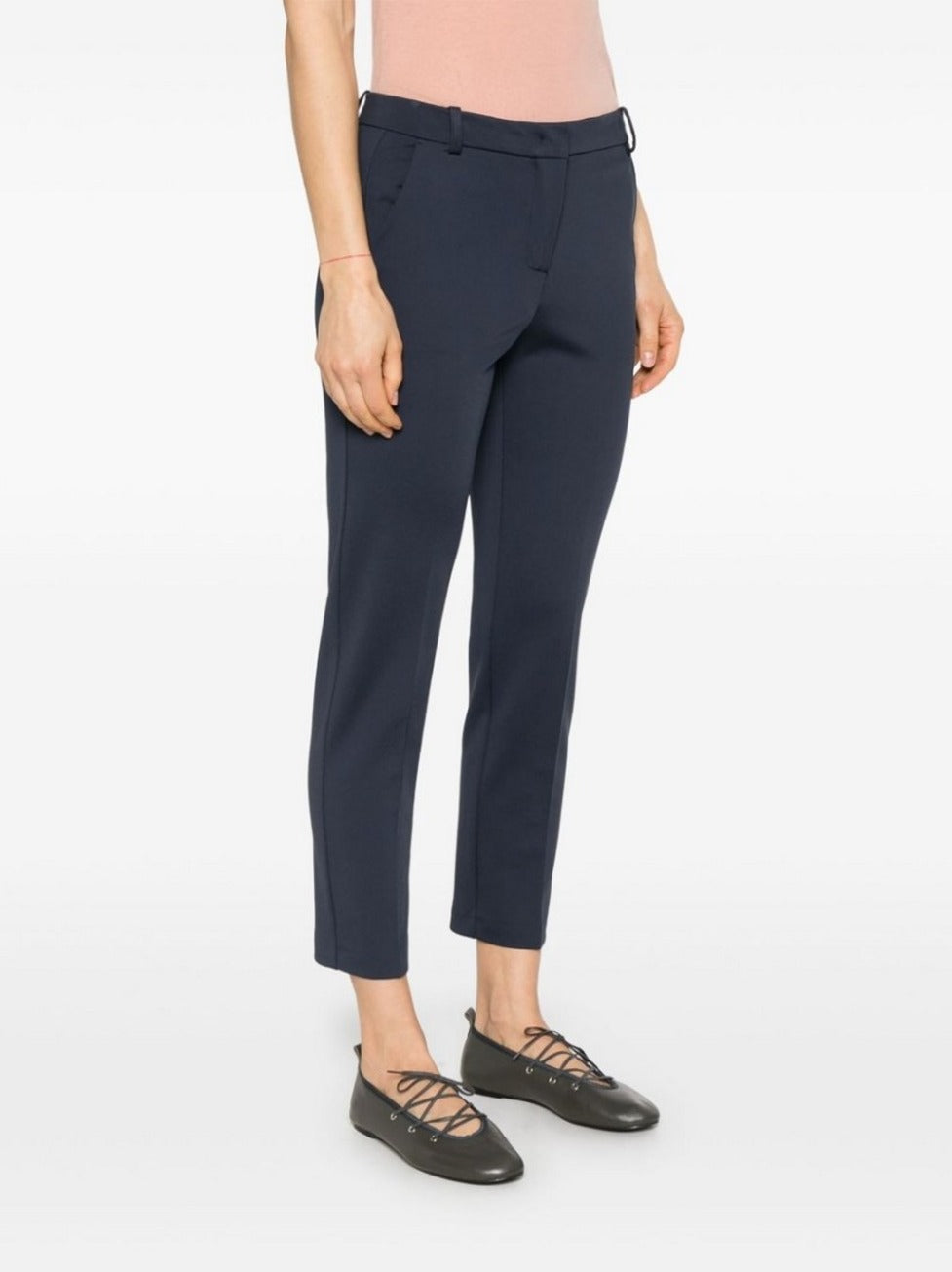 Tailored Black Trousers With Smooth Texture