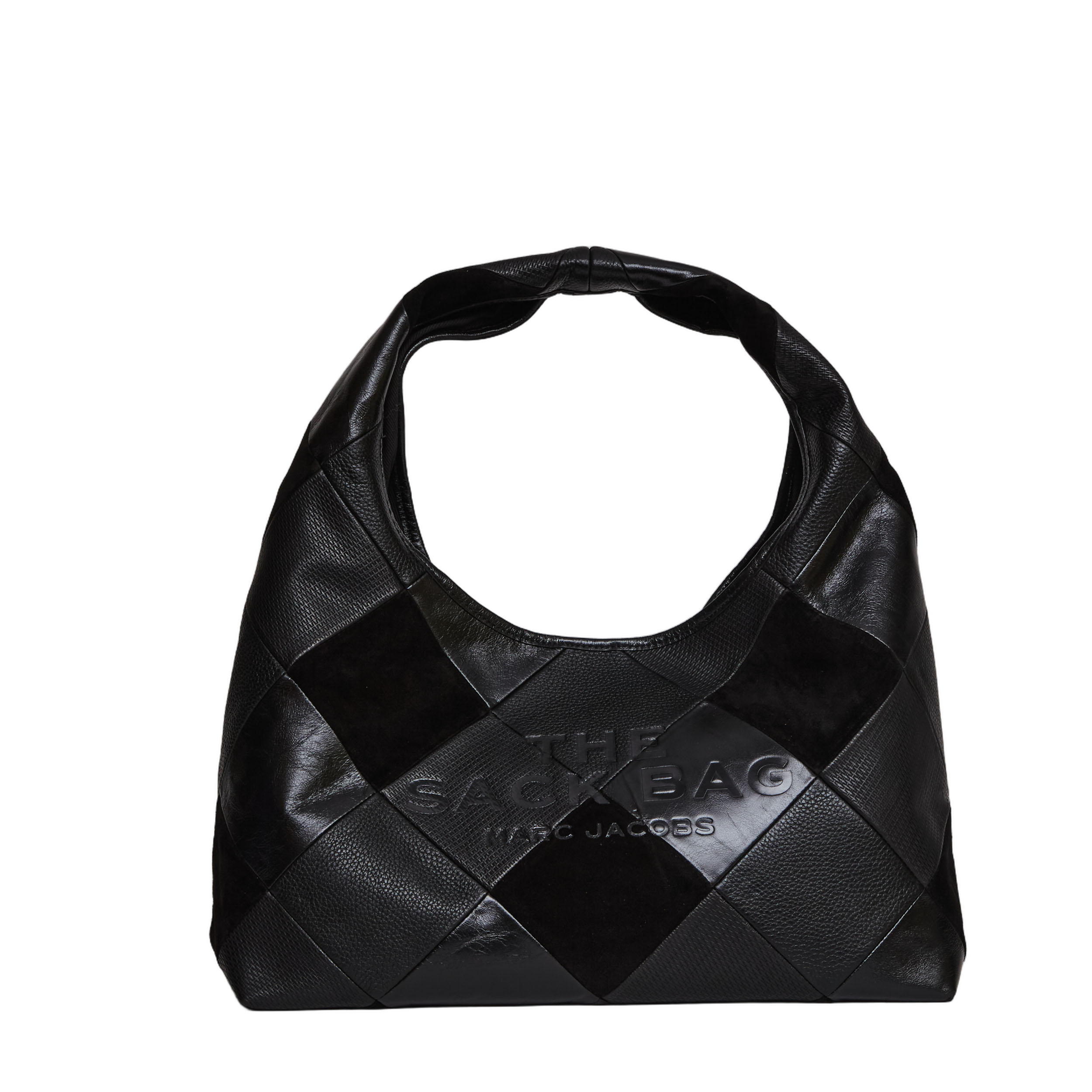 Multicolored Patchwork Leather Shoulder Bag