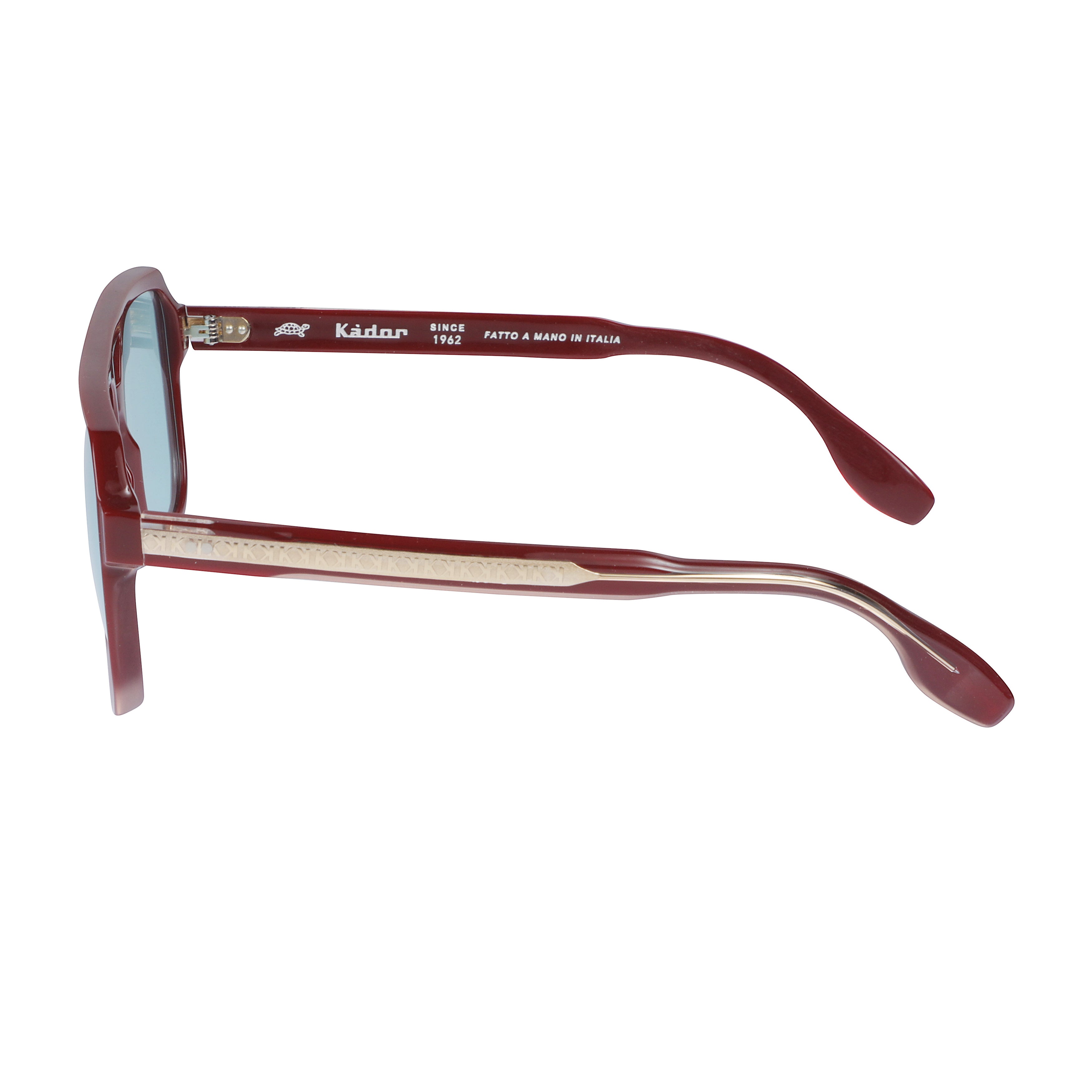 Big 1-58 Oversized Square Sunglasses in Deep Burgundy