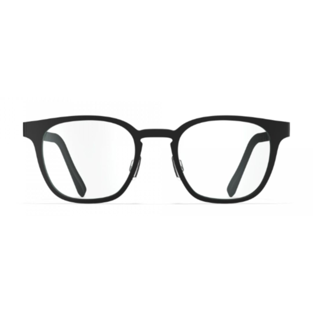 Bf1002 Dayton Rectangular Titanium Eyeglasses with Textured Temples