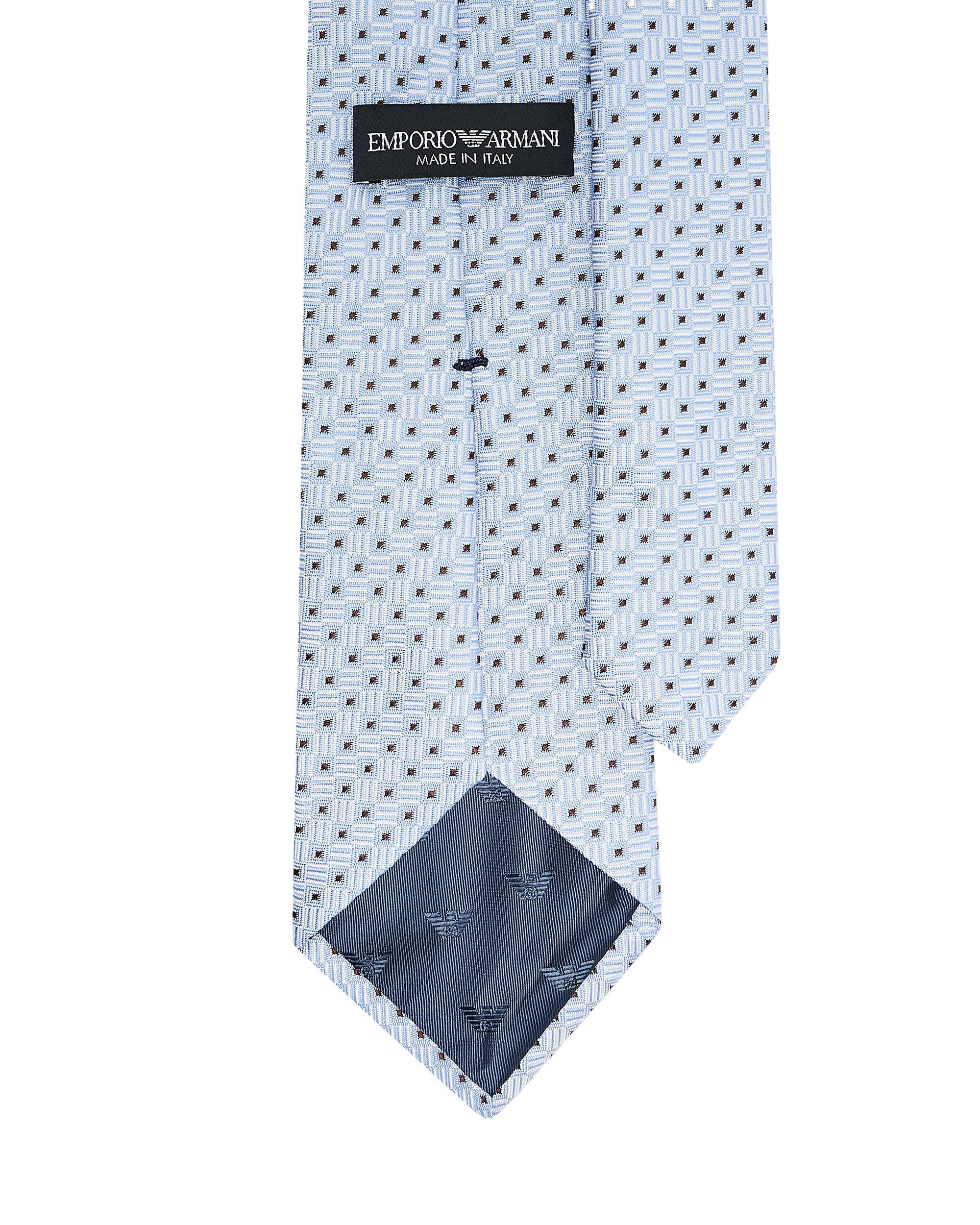 Light Blue Optical Jacquard Tie
