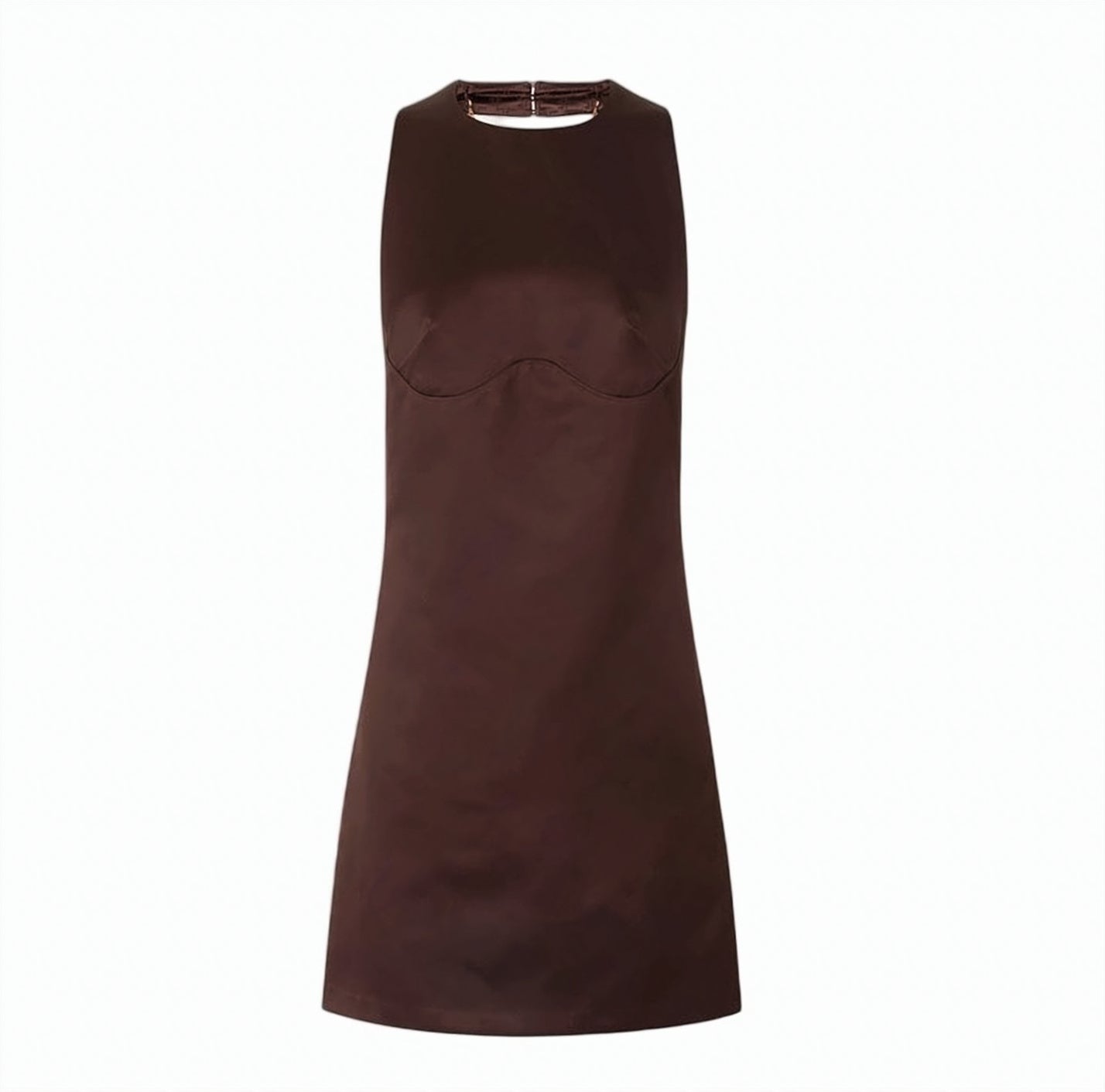 Black Halter Neck Mini Dress