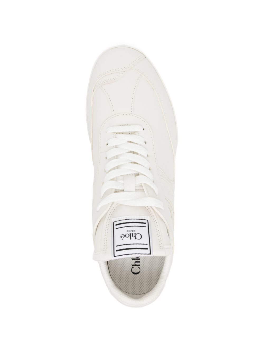 Lace-Up Flats with Padded Collar