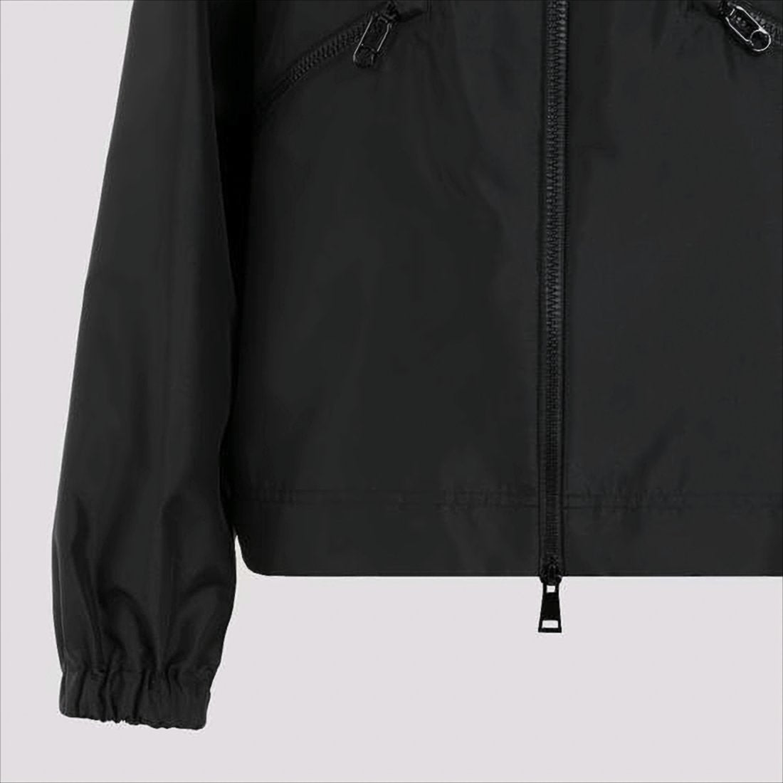Matte Finish Black Padded Jacket