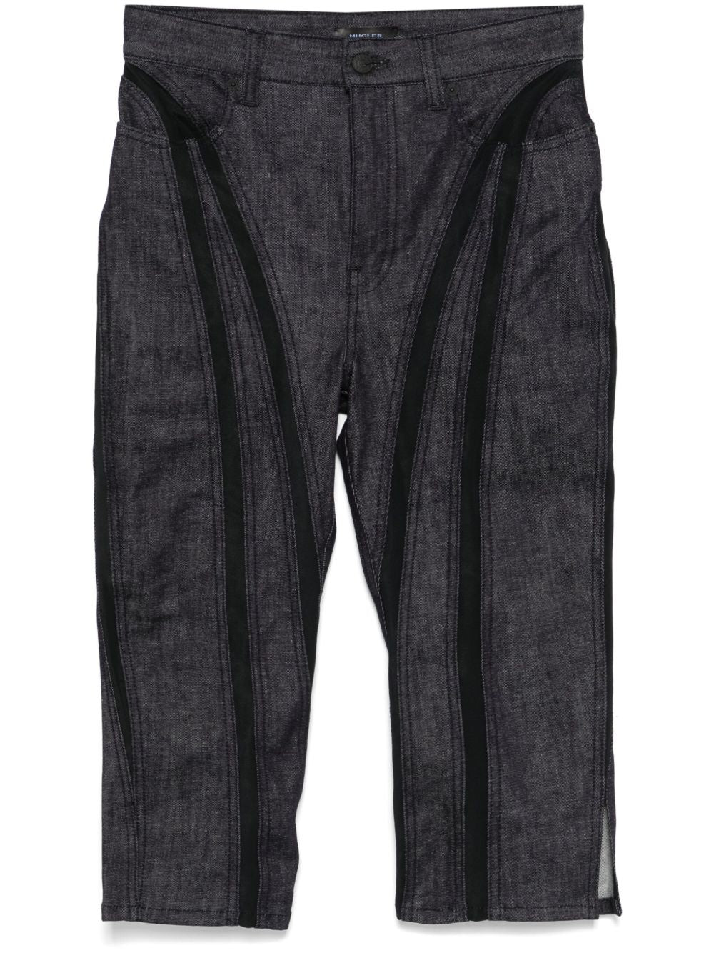 Cropped Black Trousers