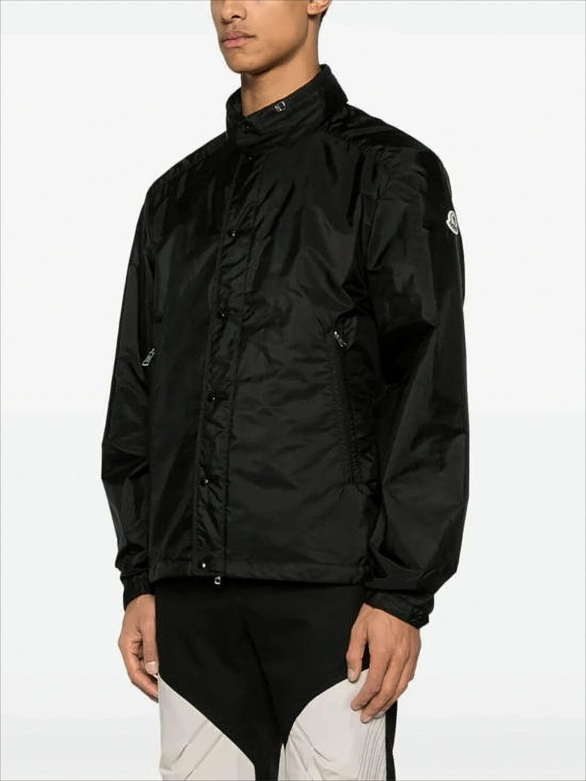 High Collar Black Polyamidejacket