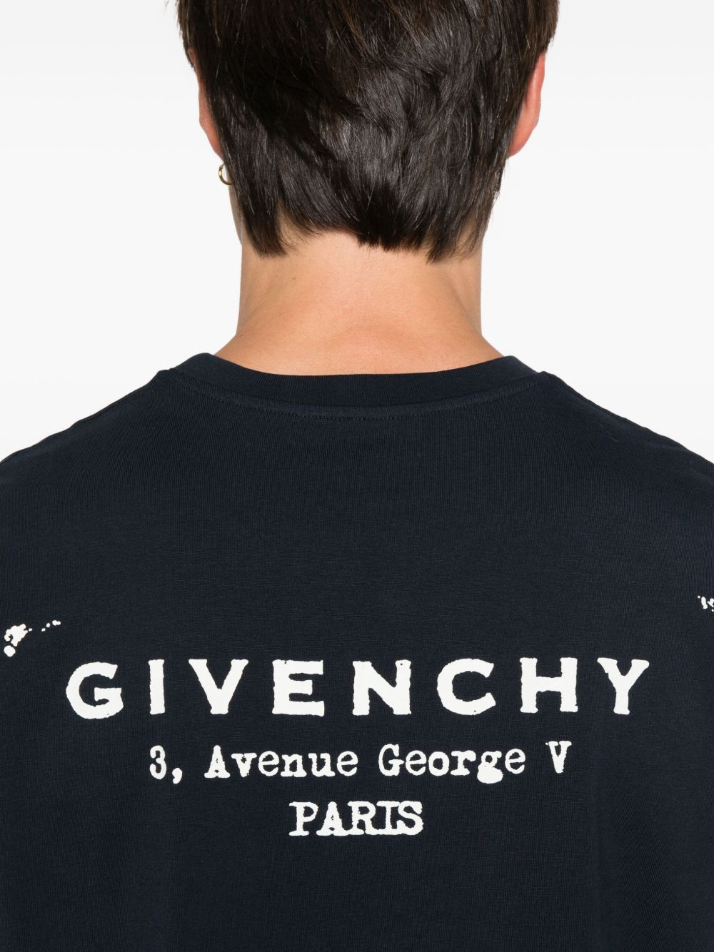 Dark Navy Boxy Short-Sleeve T-Shirt