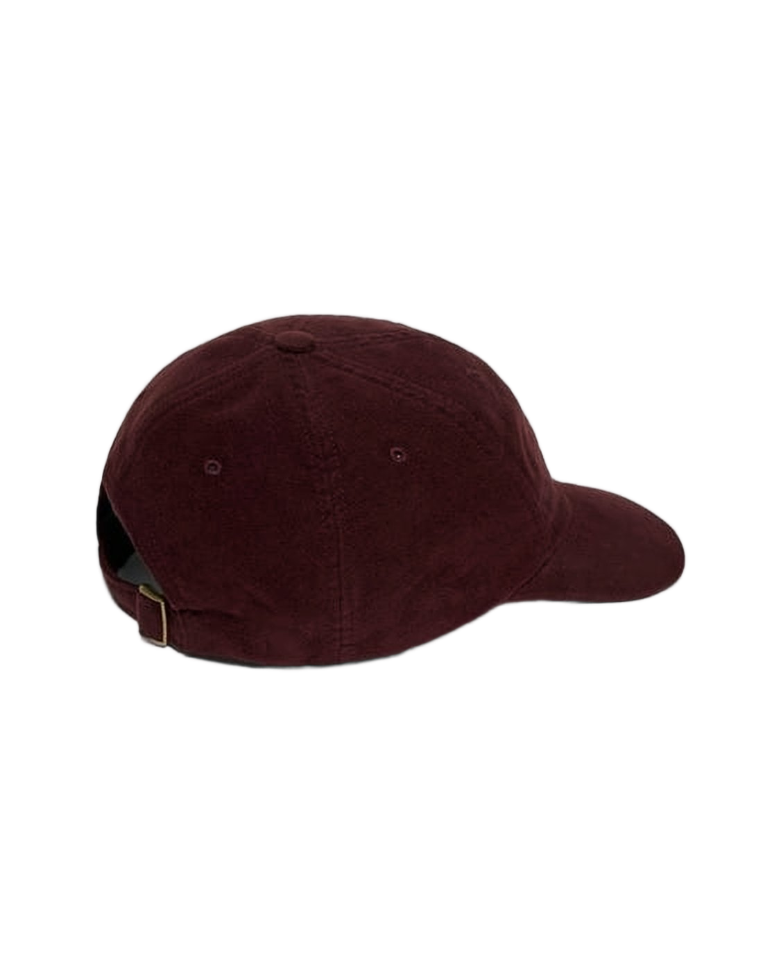 Deep Burgundy Cotton Baseball Cap