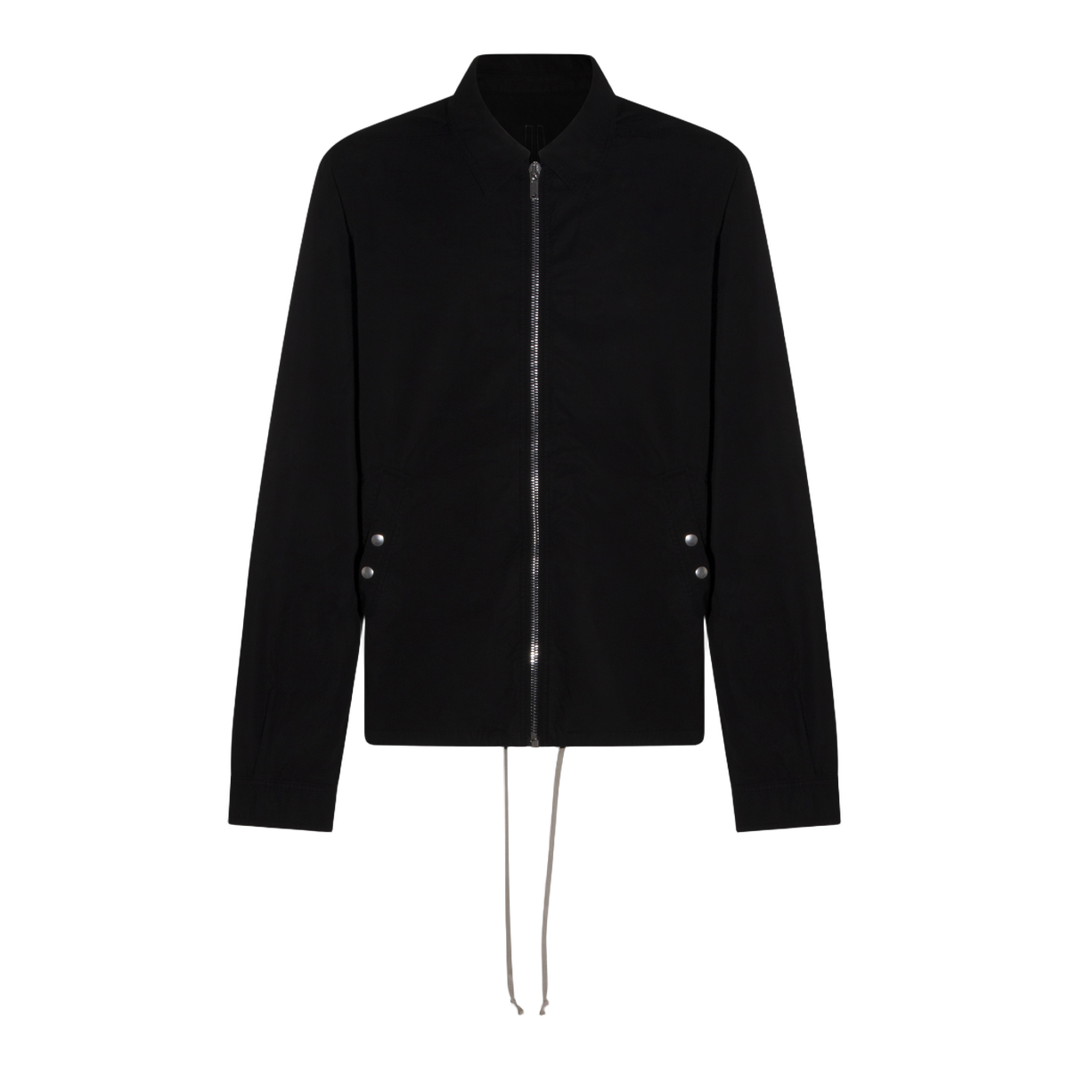 Black Jacket With Front Zipper