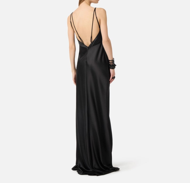 Red Carpet Satin Mermaid Evening Dress