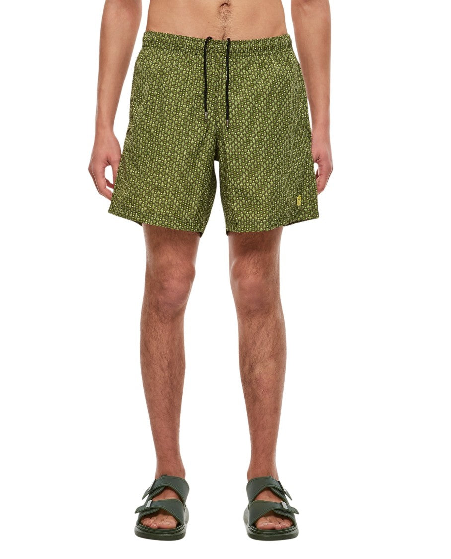 Dots Skull Swimshorts