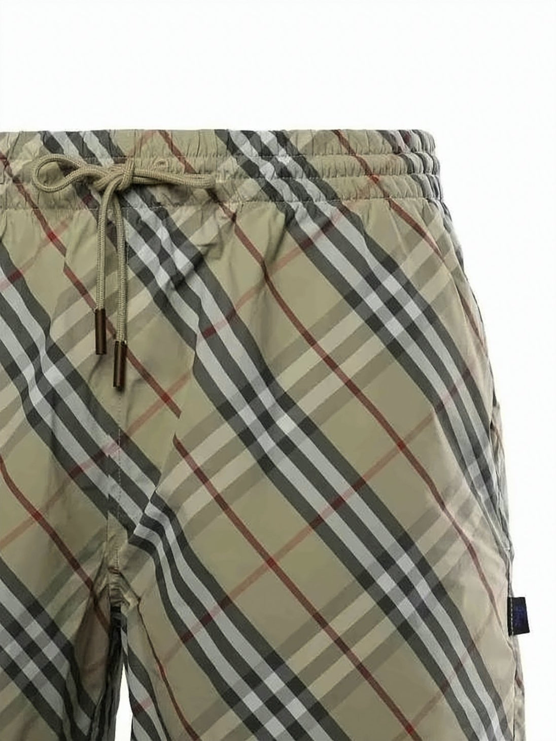 Classic Check Swim Shorts with Drawstring Waistband