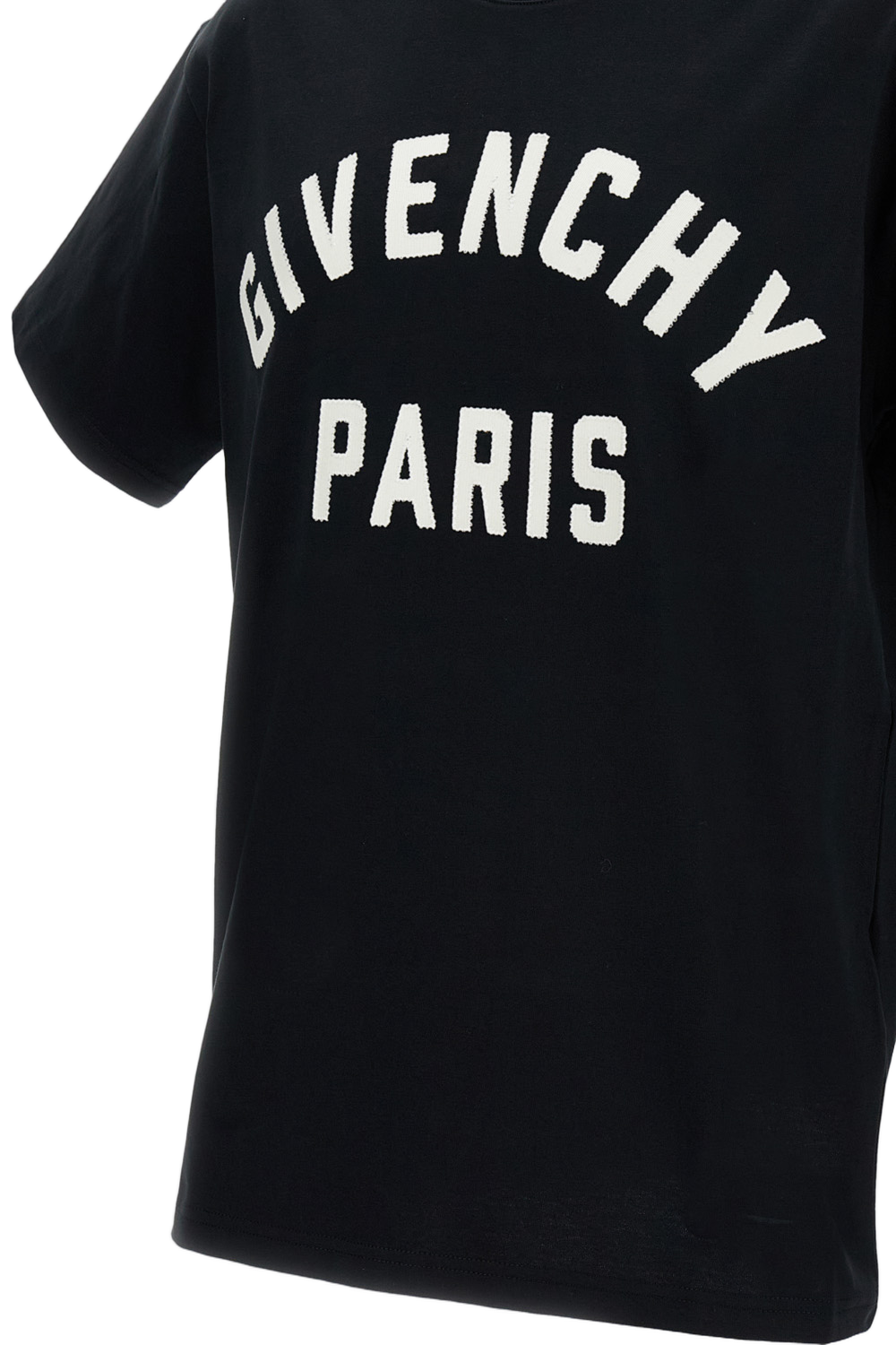 Classic Crew Neck T-Shirt With Arched Print