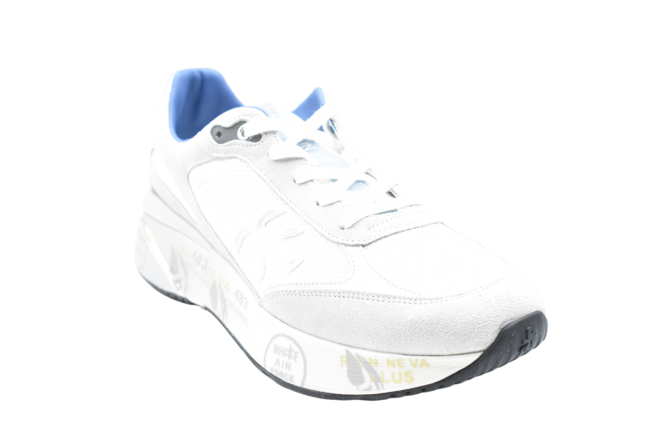 Lightweight Low-Top Sneakers With Textured Upper And Distinct Branding