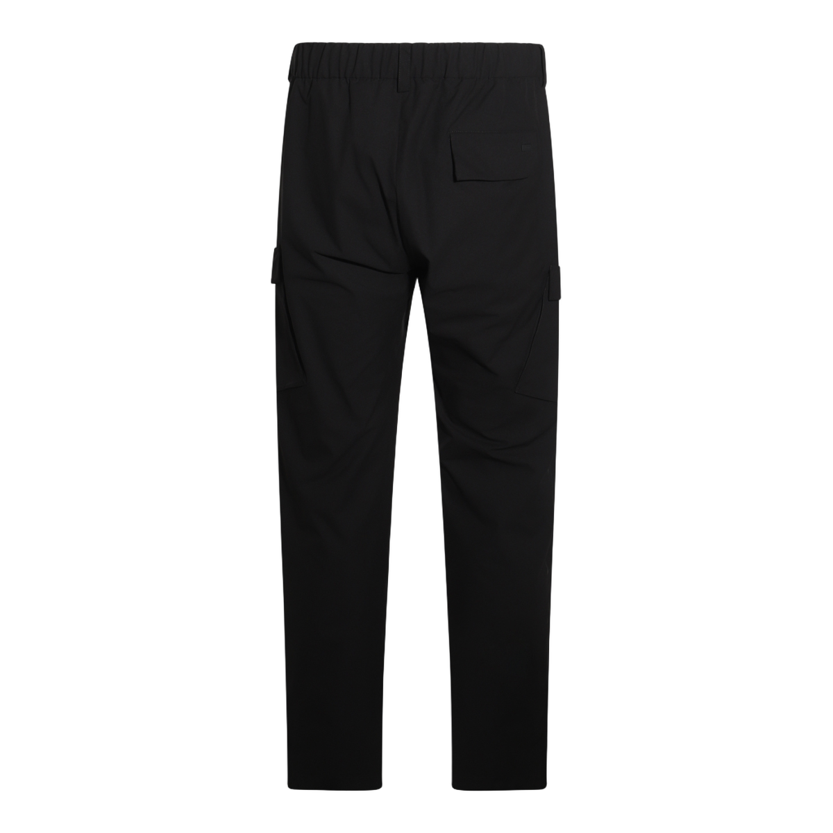 Straight-Leg Trousers with Flap Pockets