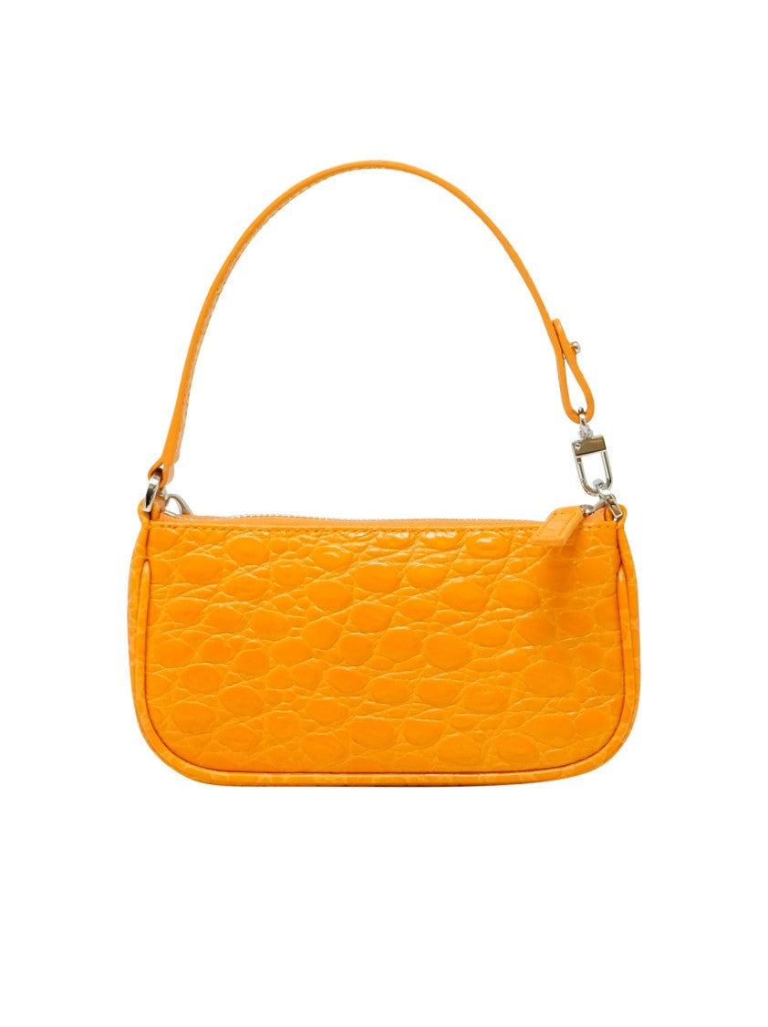 Mini Rachel Orange Croco Leather Handbag