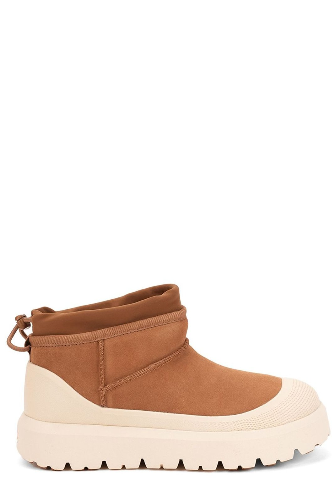 Mid-Height Suede UGG Boot with Chunky EVA Sole