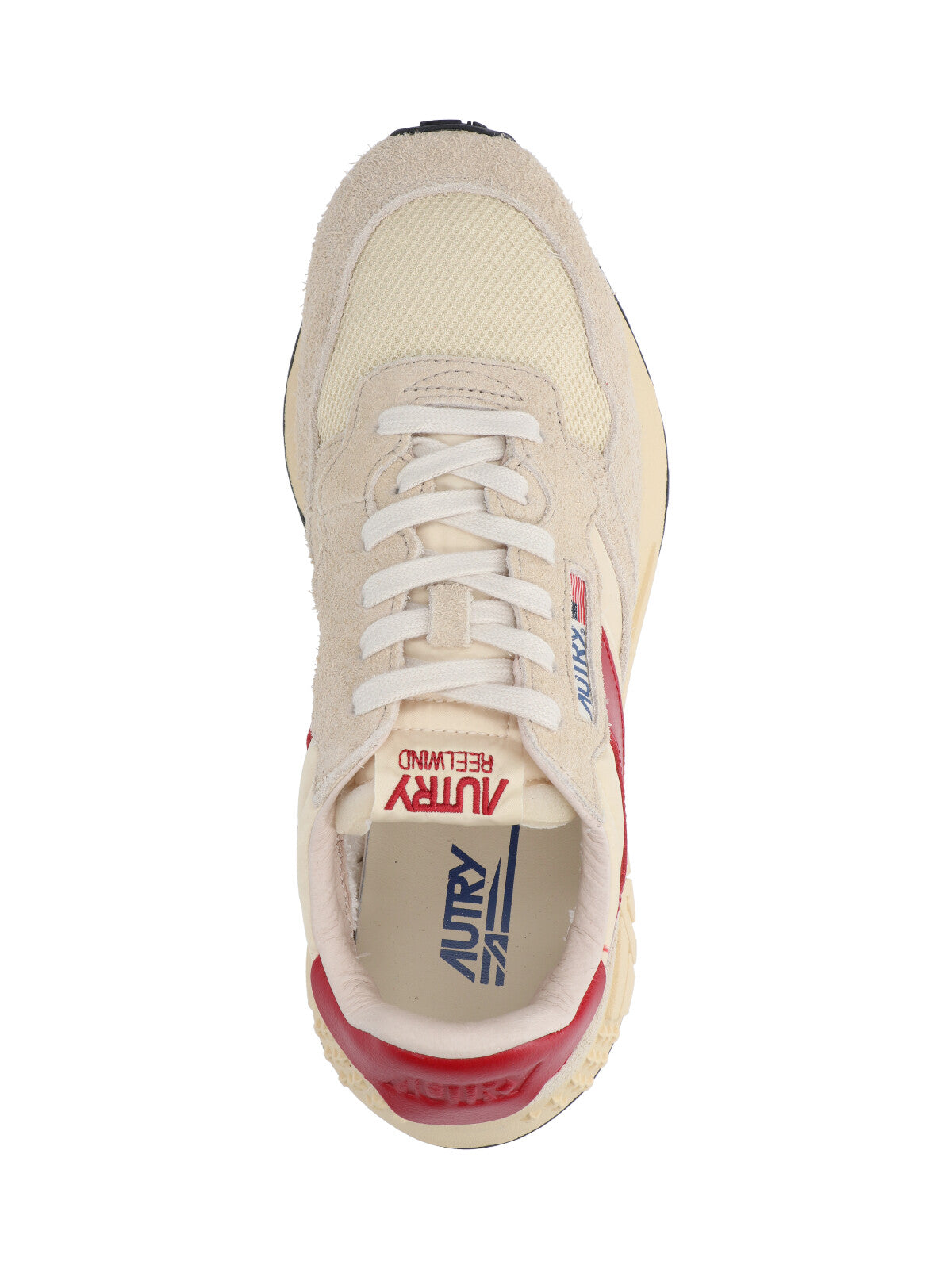 Beige Low-Top Sneakers with Minimalist Design
