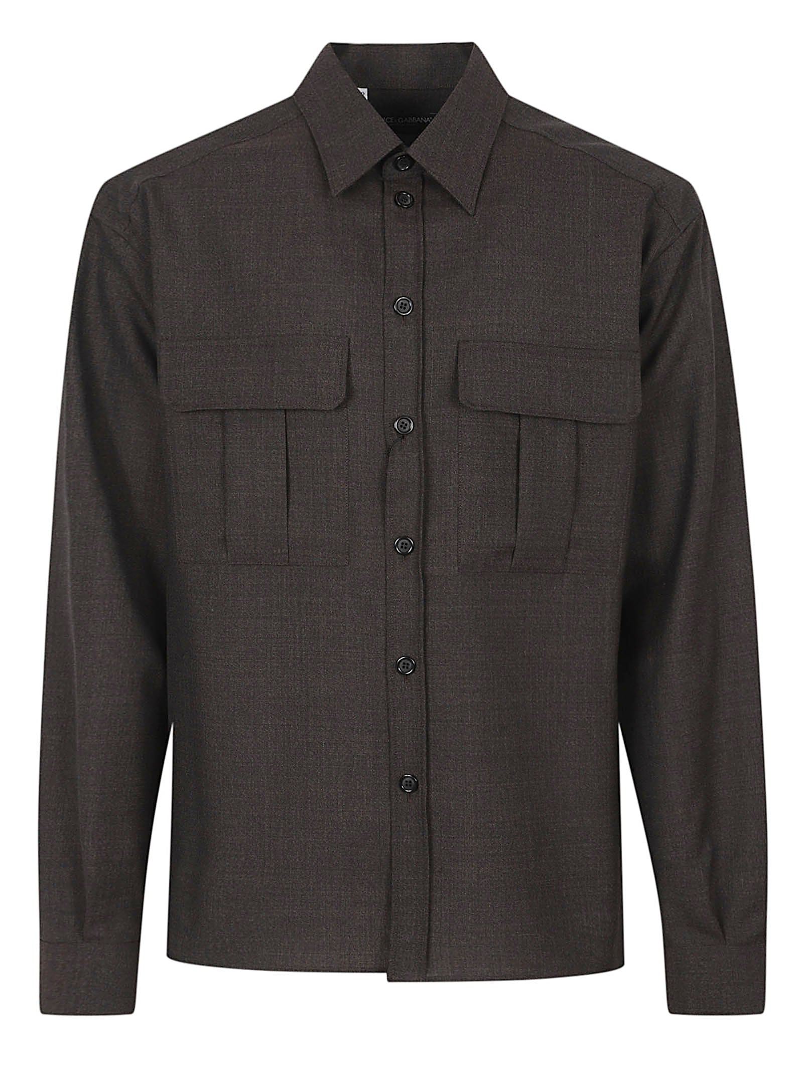 Structured Multicolor Wool Shirt