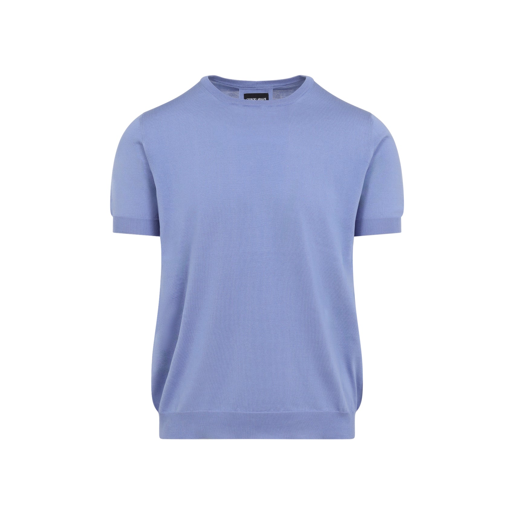 Short-Sleeved Pullover In Silk-Cotton Blend