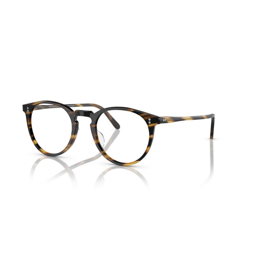 0ov5183 Round Acetate Eyeglass Frames with Tortoiseshell Pattern