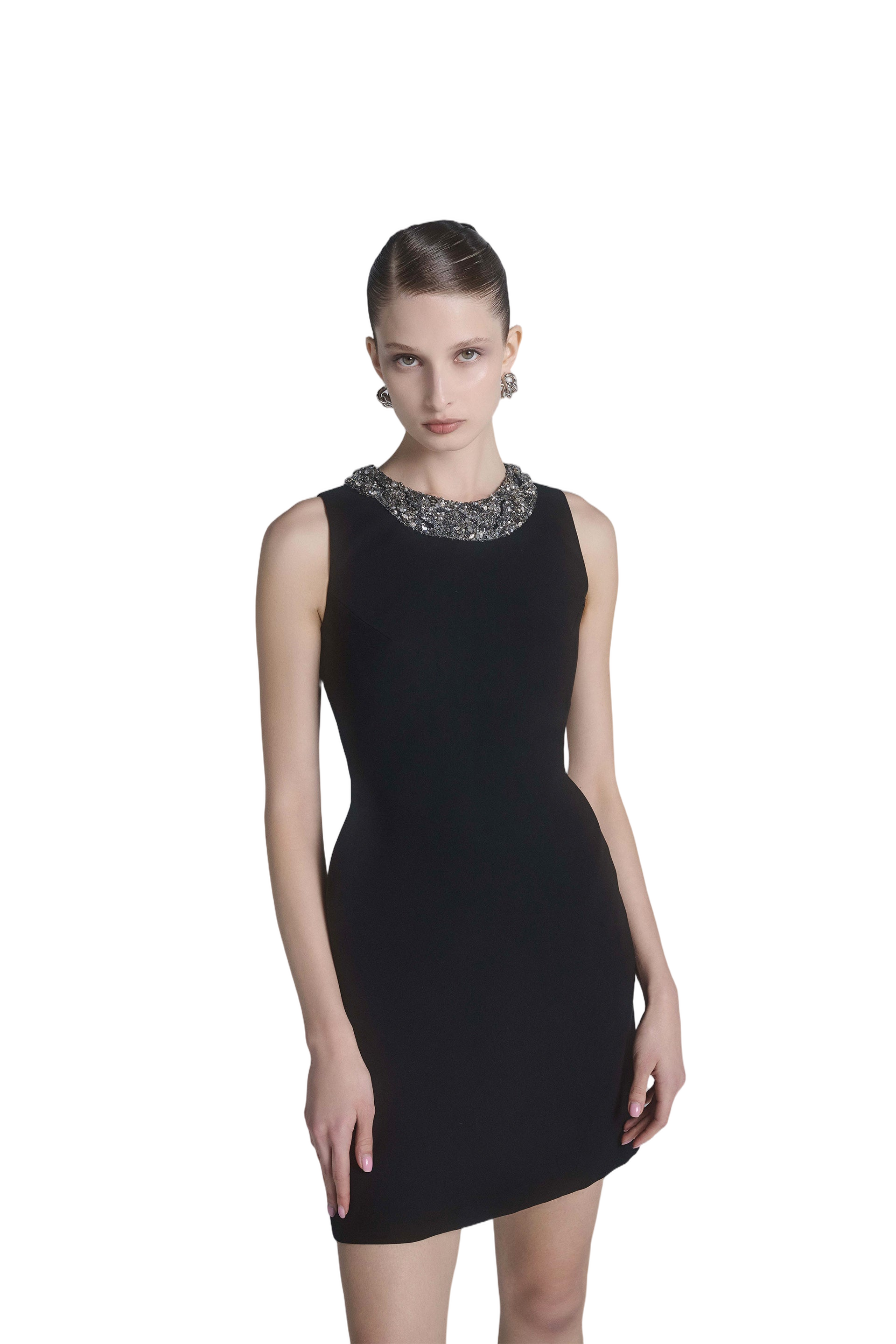 Embellished Mini Dress