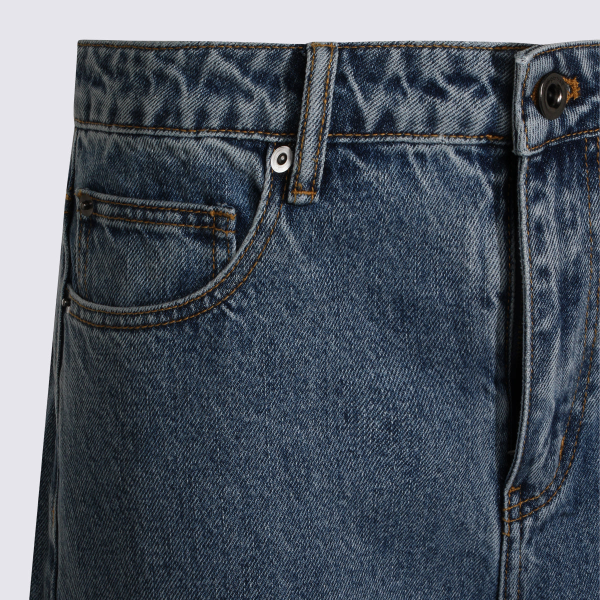Blue Cotton Jeans
