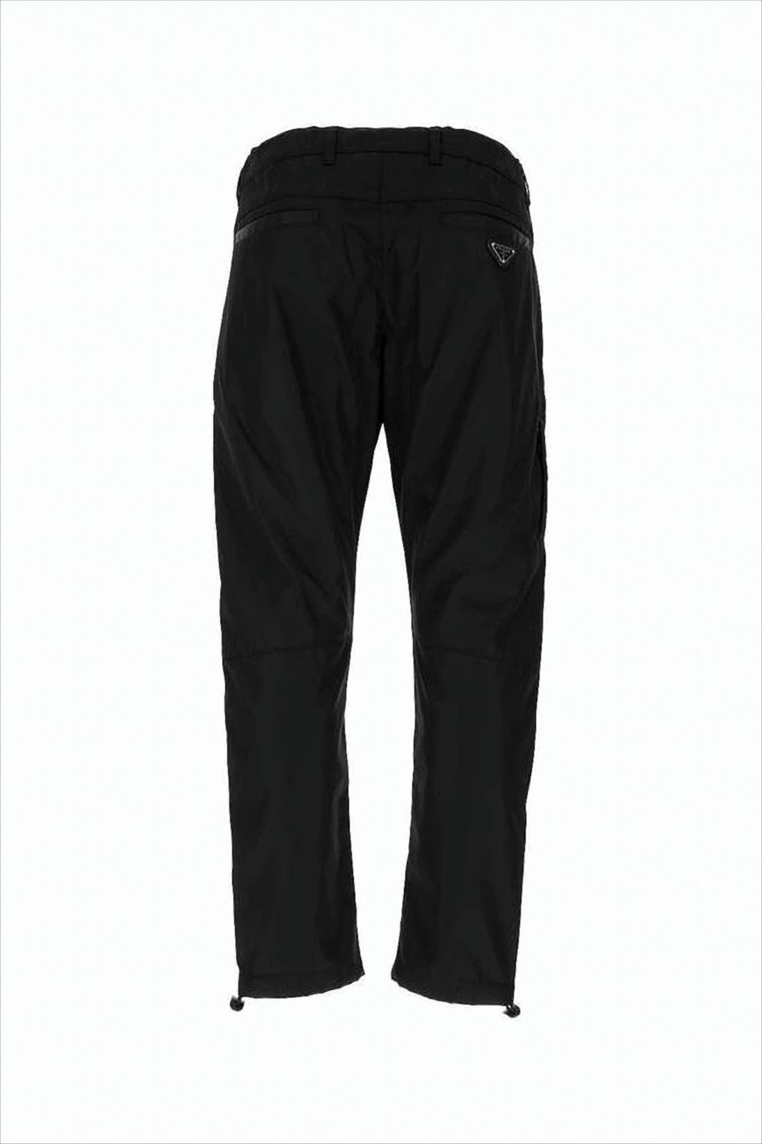 Streamlined Black Suit Pants with Modern Fit