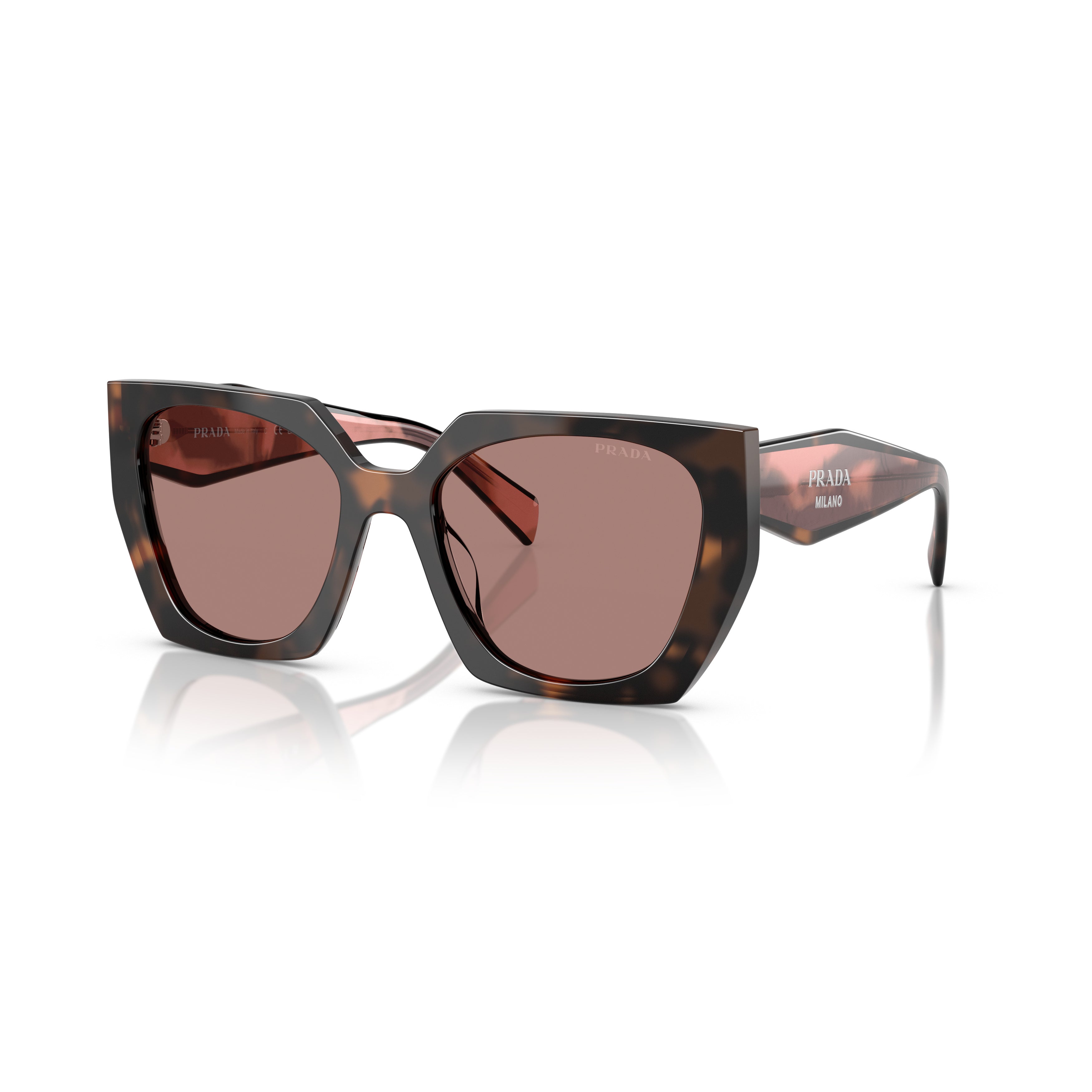0pr 15ws Bold Oversized Tortoiseshell Frame Sunglasses