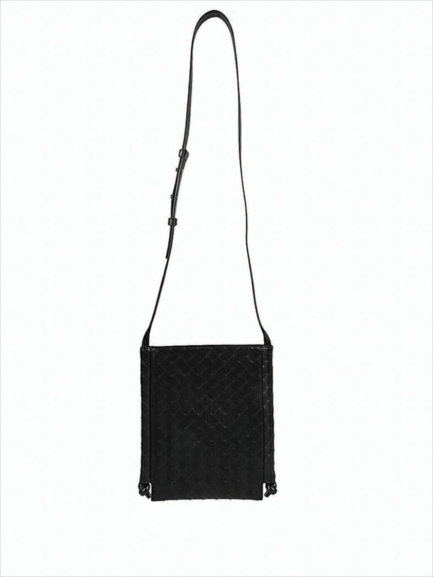 Woven Leather Crossbody Bag