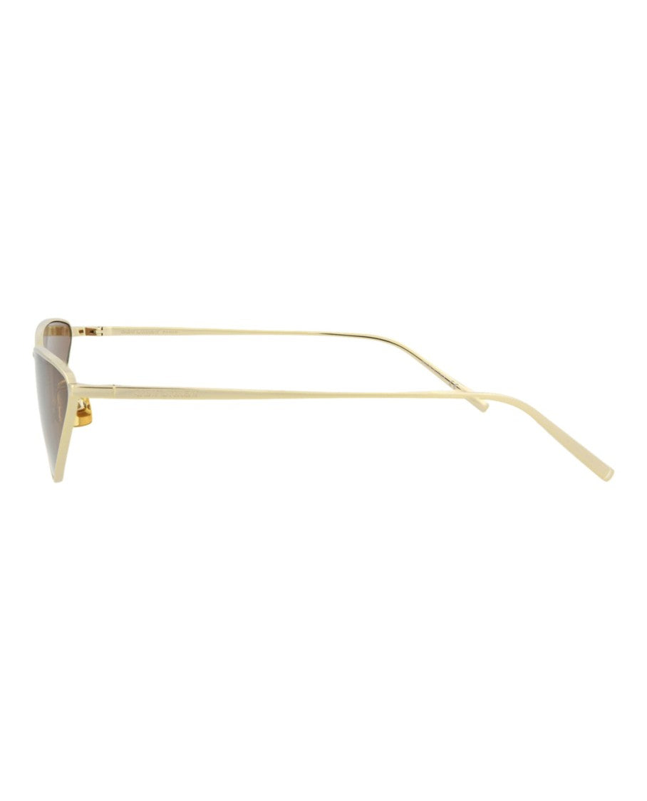 Cat Eye-Frame Metal Sunglasses