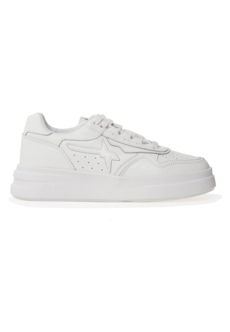 White Leather Sneakers