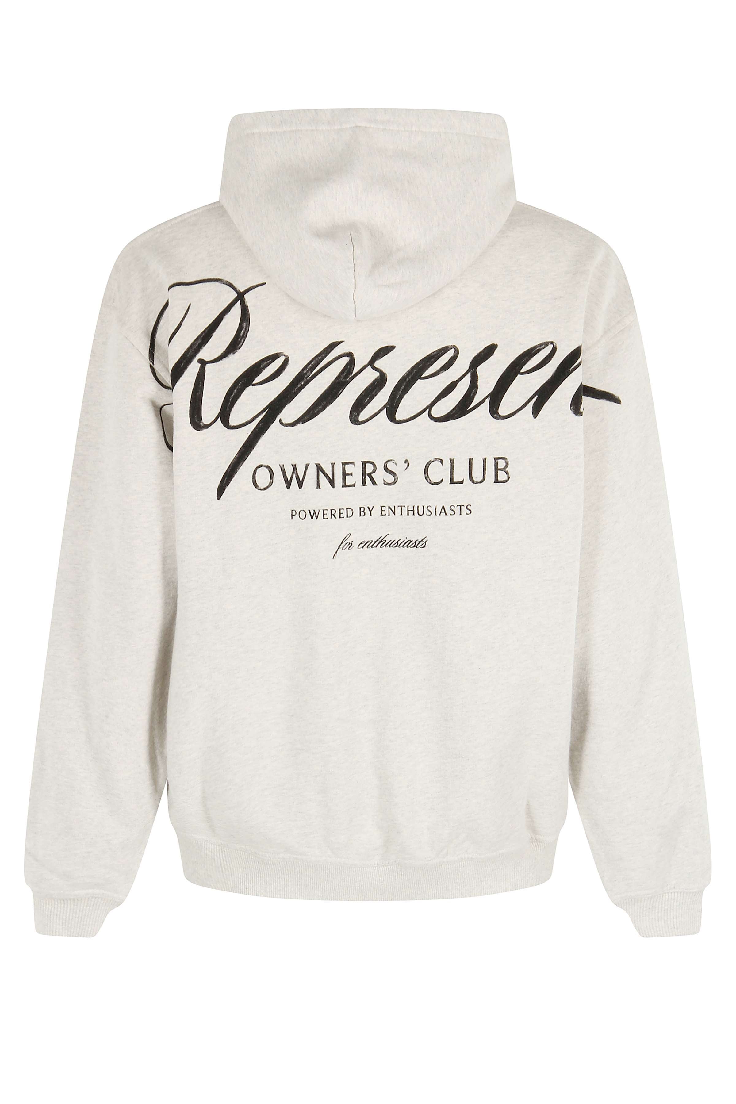 Bluzę z kapturem z napisem „Owners Club”