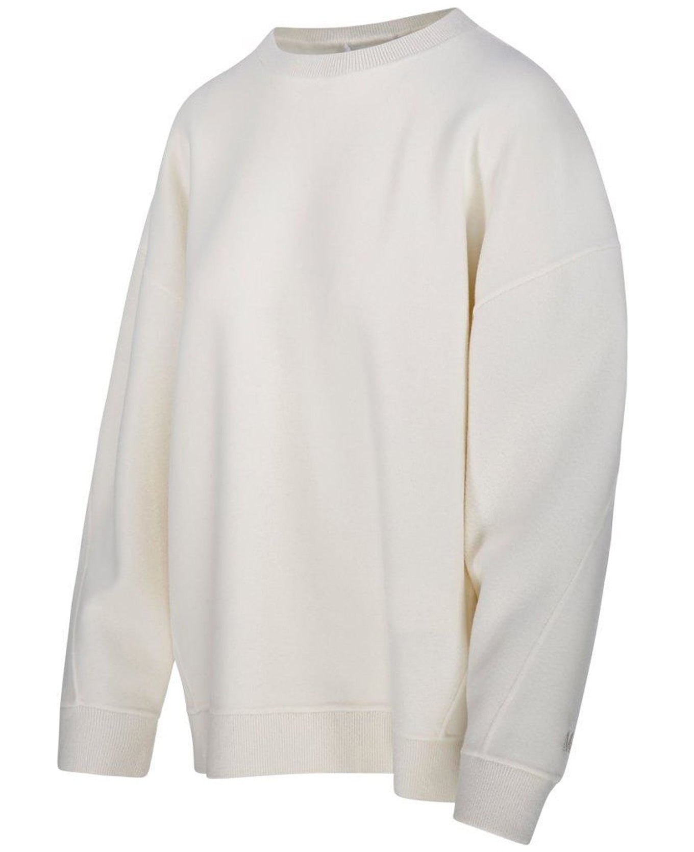 Relaxed Fit Long-Sleeve Wool Blend Top
