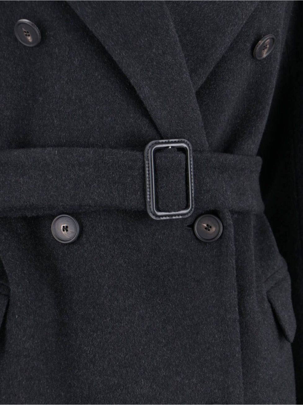 "Jole" Cashmere Midi Coat