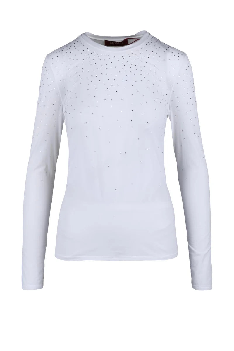 White Technical Stretch Polyamide Elastane T-shirt