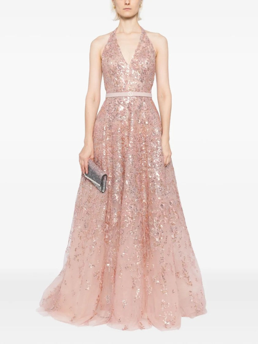 Embroidered Long Dress
