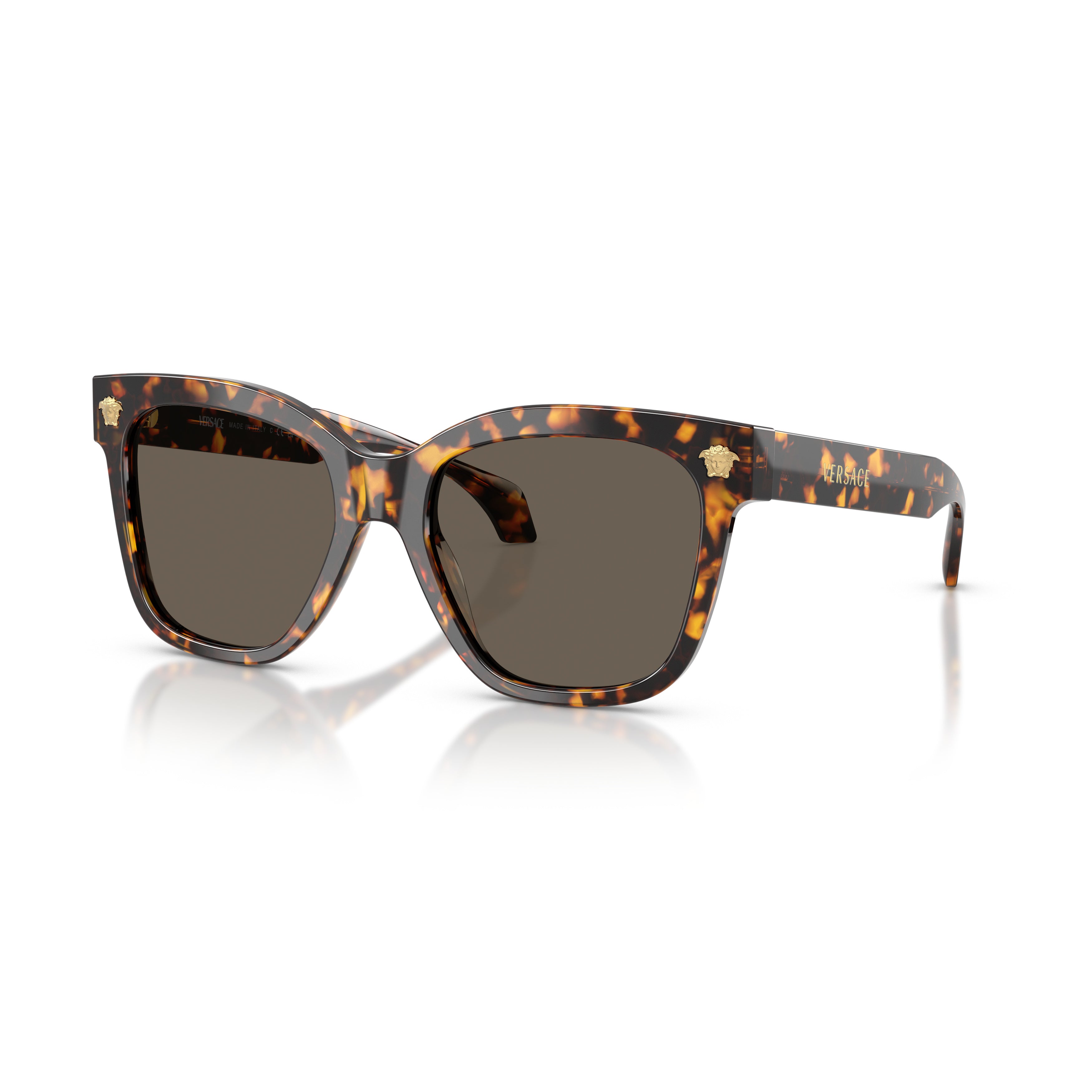 0ve4511 Oversized Tortoiseshell Frame Sunglasses