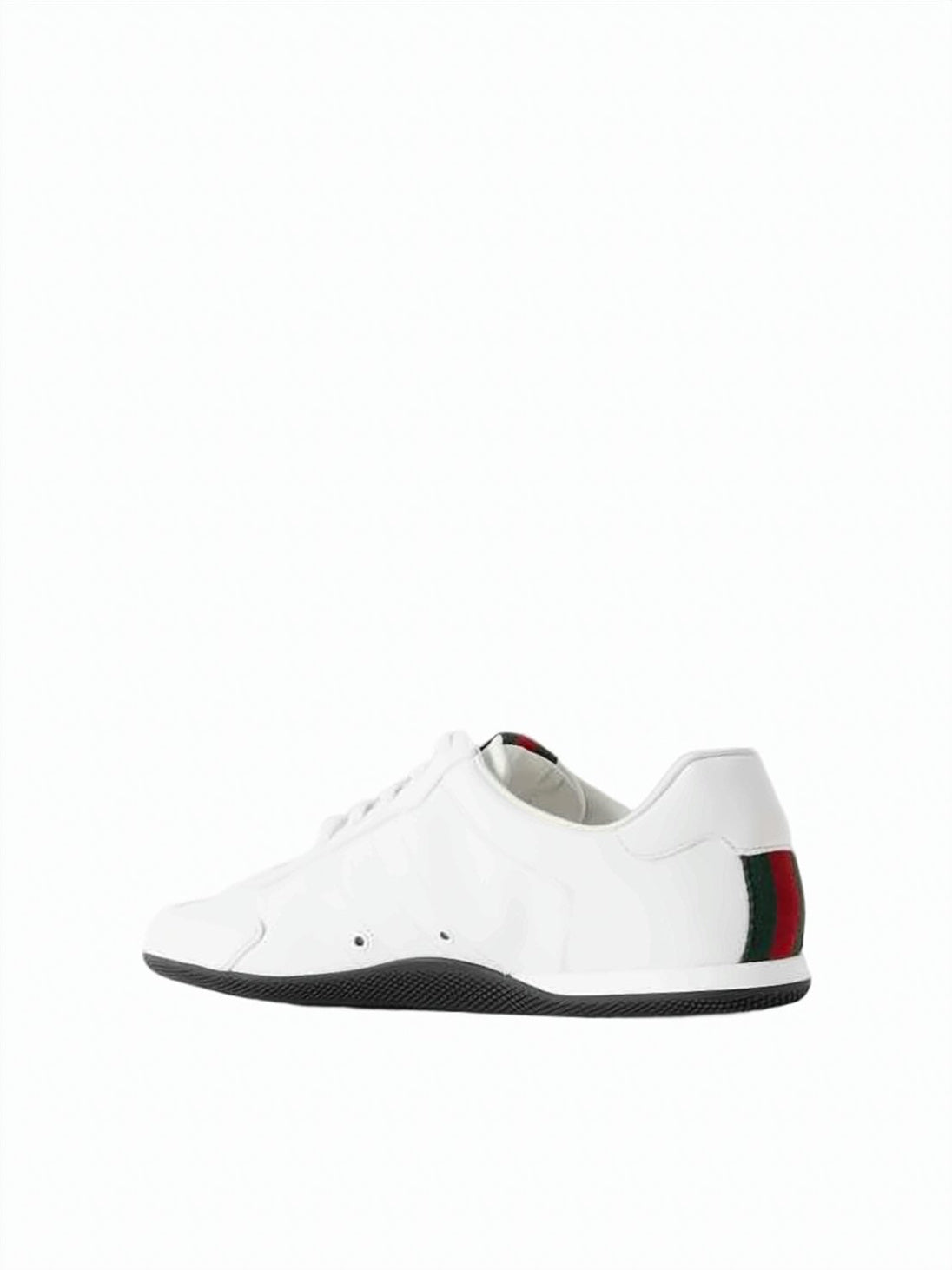 Smooth Leather Sneakers With Red