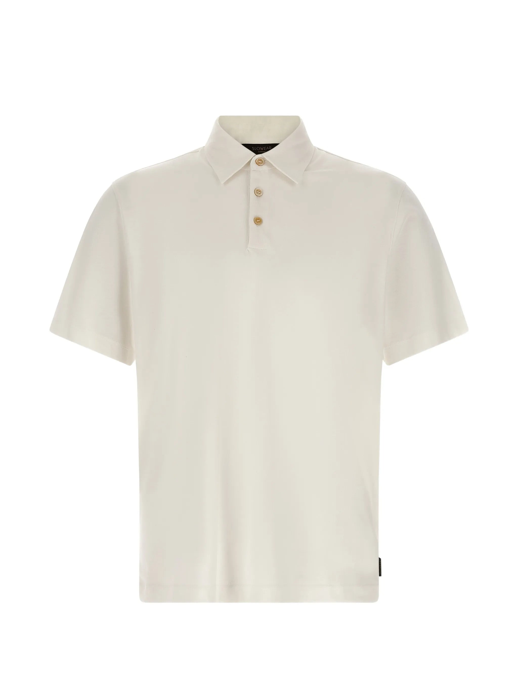 Lightweight Boxy Fit Cotton Polo Shirt