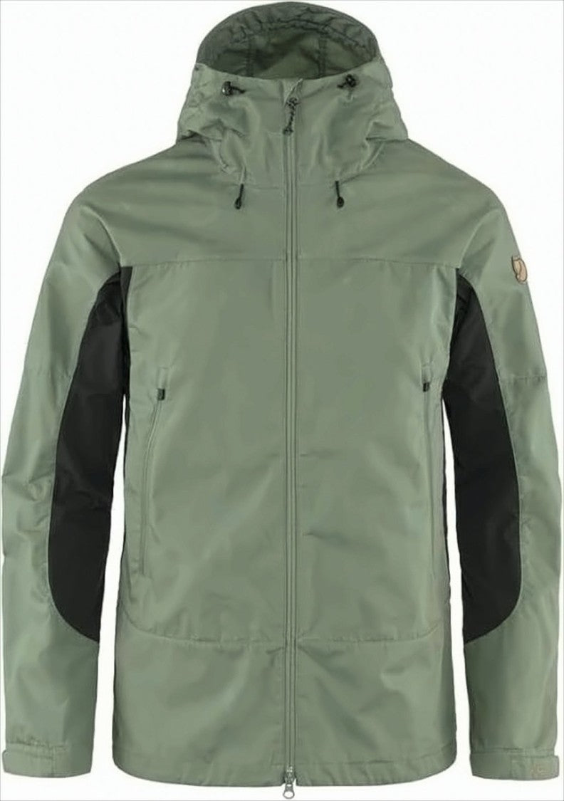 Two-Tone Casual Jacket with Adjustable Hood