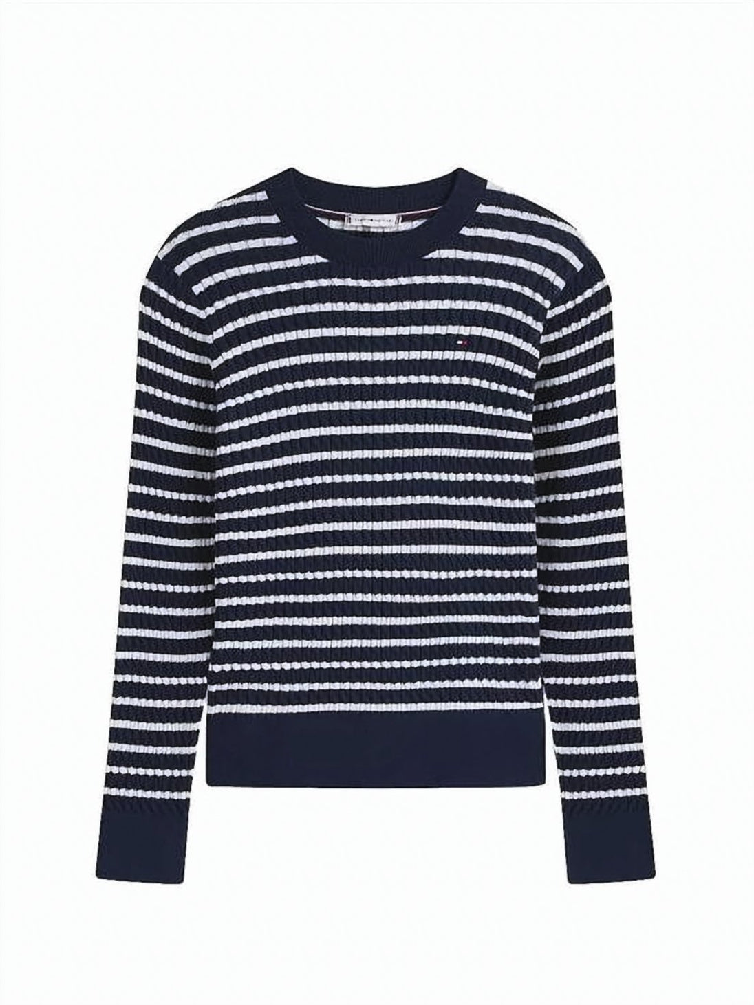 Horizontal Striped Knit Sweater