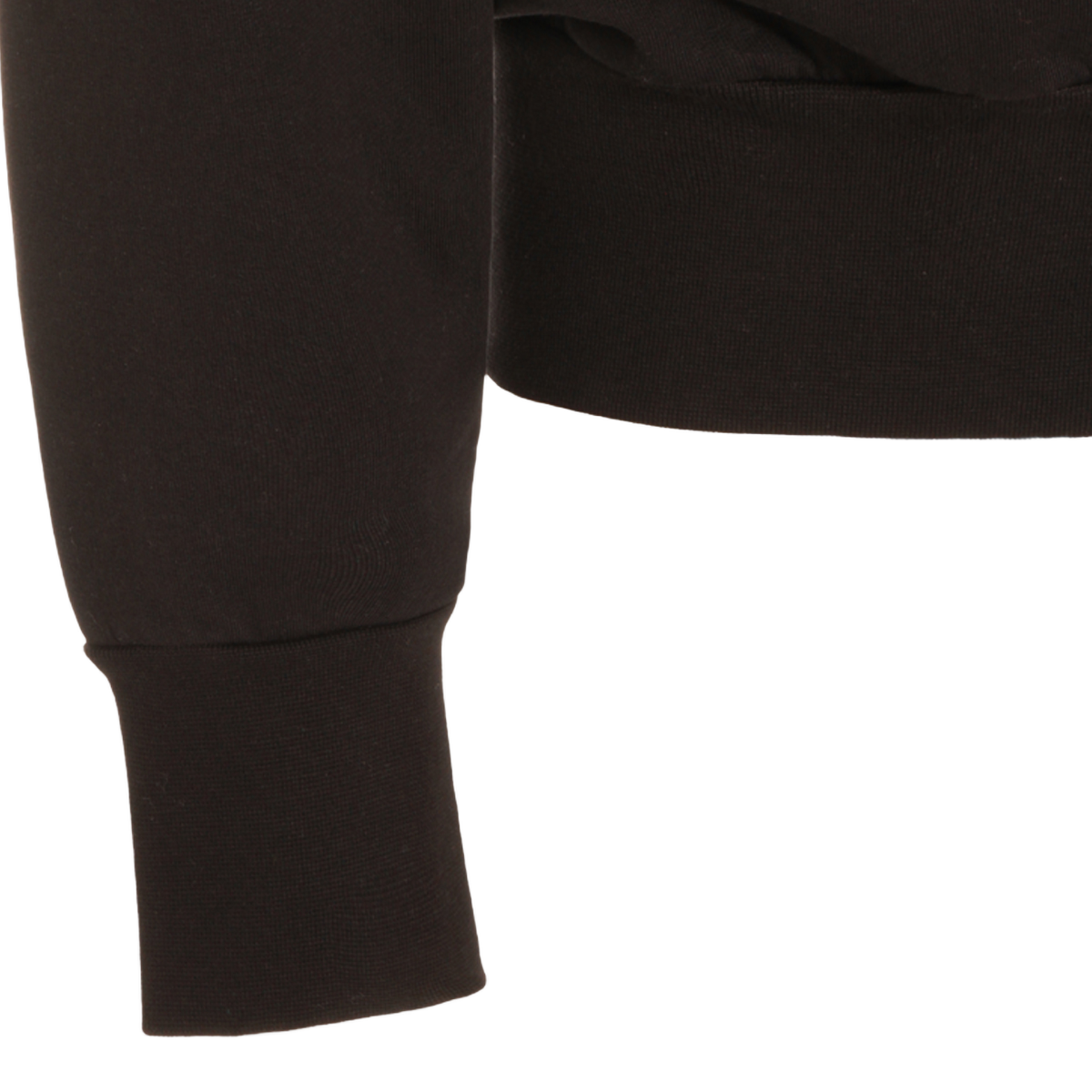 Structured Collar Black Knit Sweater