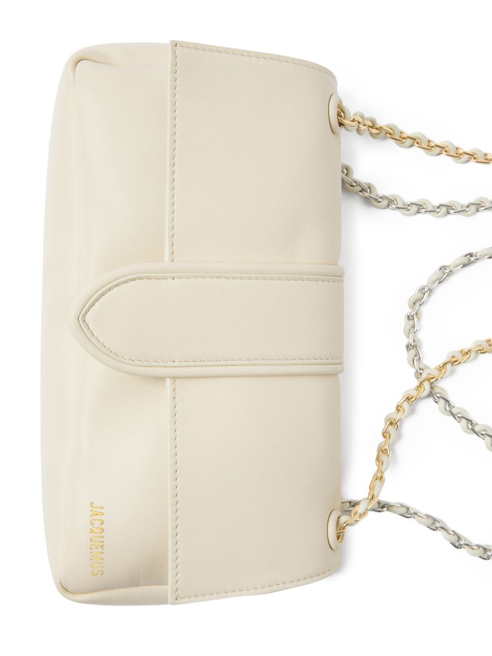 Light Ivory Chain Shoulder Strap Bag