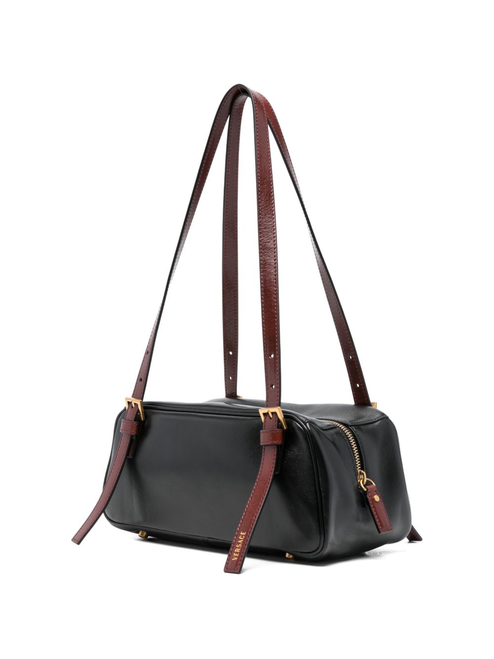 Rectangular Handbag In Smooth Silk And Nylon