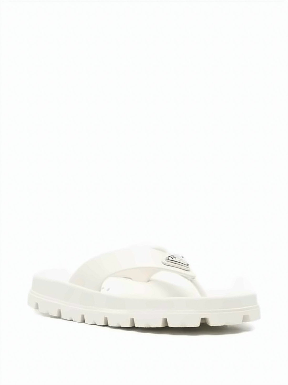 Prada Monochromatic Rubber Sandals