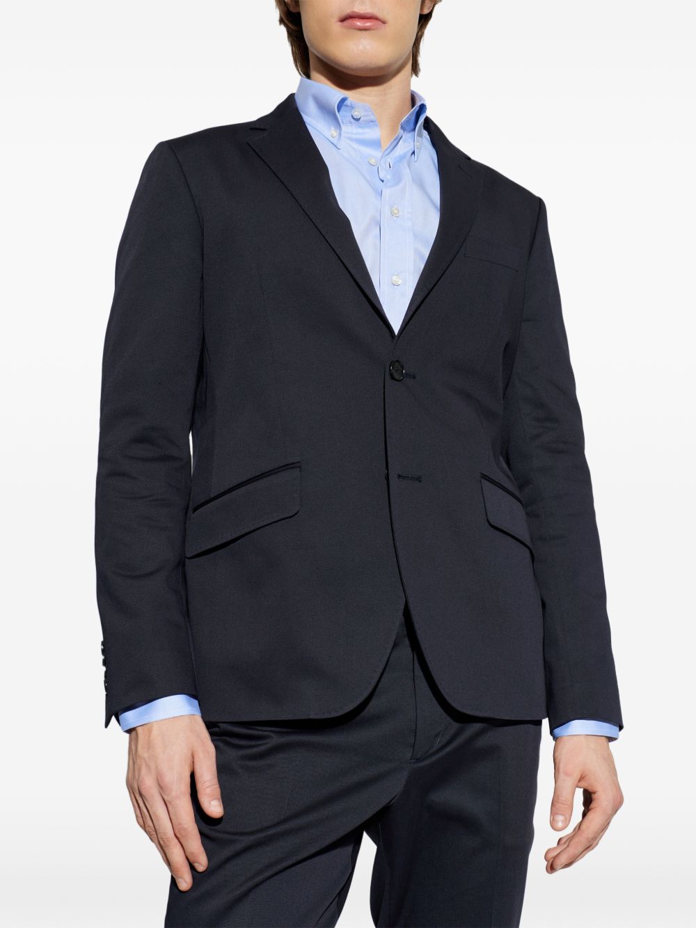 Tailored Blazer with Notch Lapels