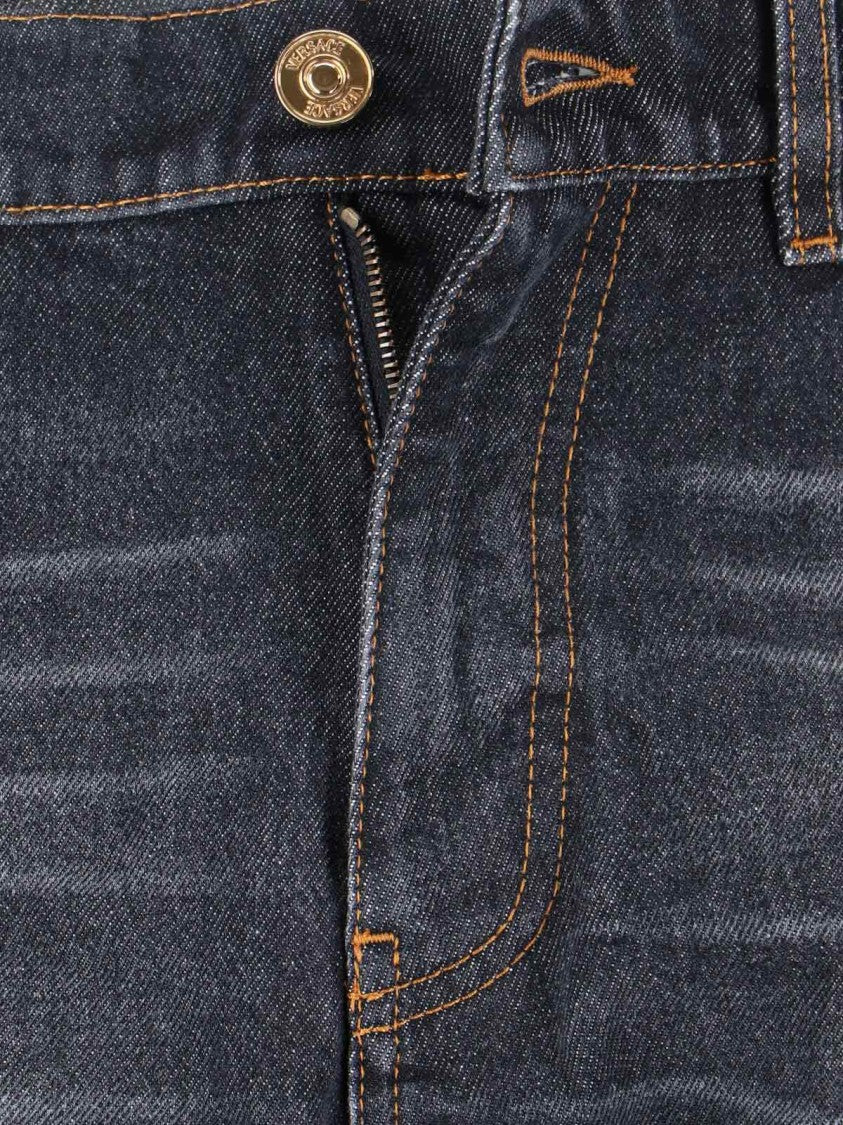 "Medusa Biggie" Jeans Blue